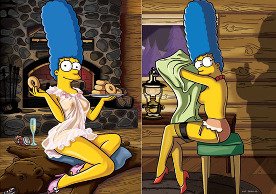 Rule34 – If it exists, there is porn of it / homer simpson, marge simpson / 91437
