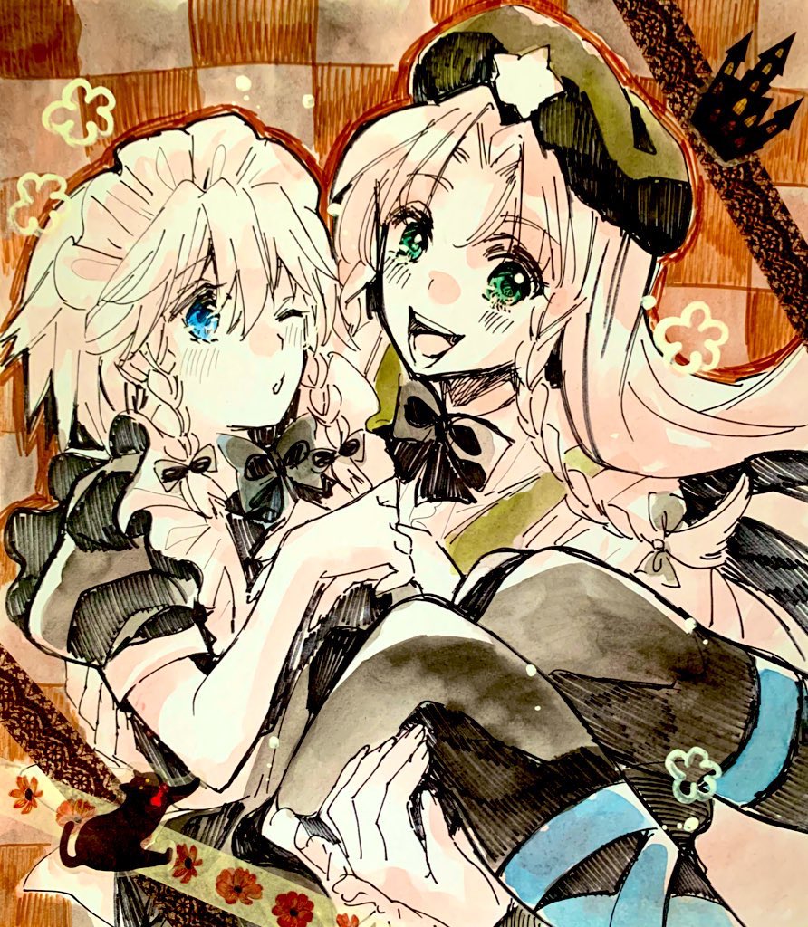iori (akaringo), touhou, tagme, 2girls, multiple girls