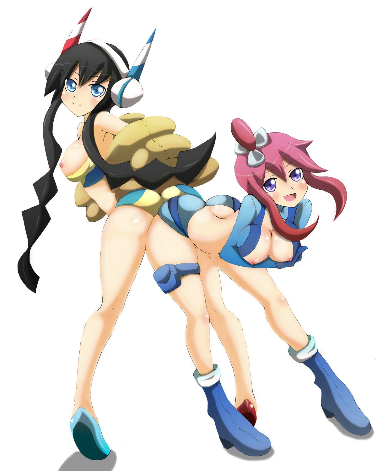 Rule34 – If it exists, there is porn of it / elesa, kamitsure (pokemon), skyla (pokemon) / 91866