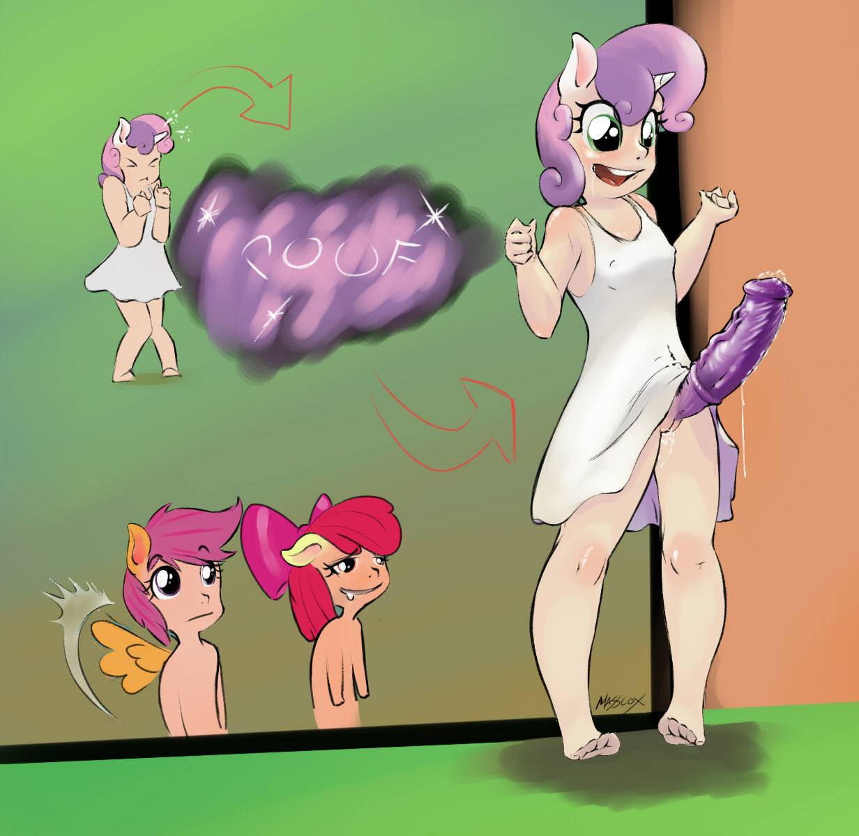 Rule34 – If it exists, there is porn of it / masscox, apple bloom (mlp), cutie mark crusaders, scootaloo (mlp), sweetie belle (mlp) / 91914