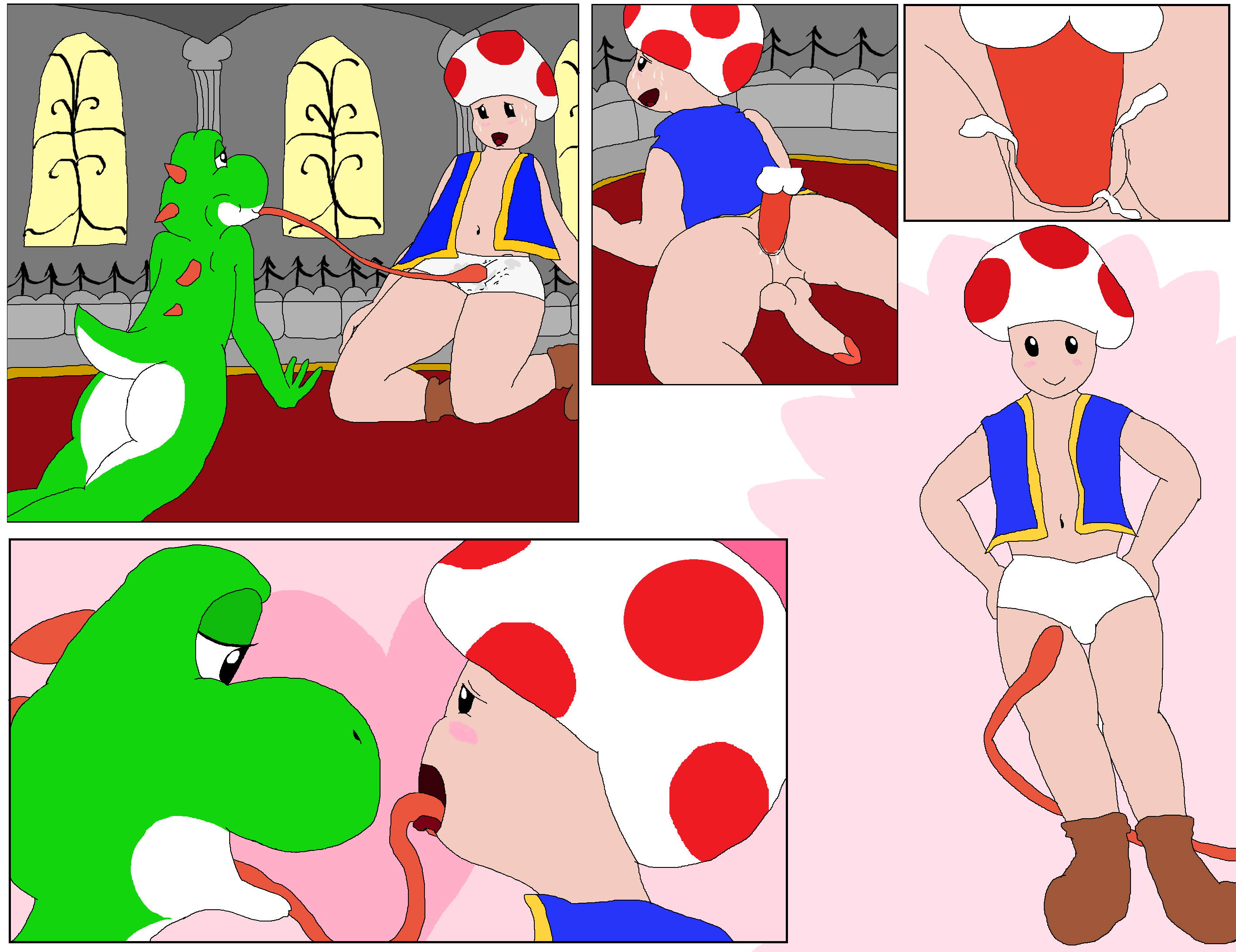 Rule34 – If it exists, there is porn of it / toad, yoshi / 92098