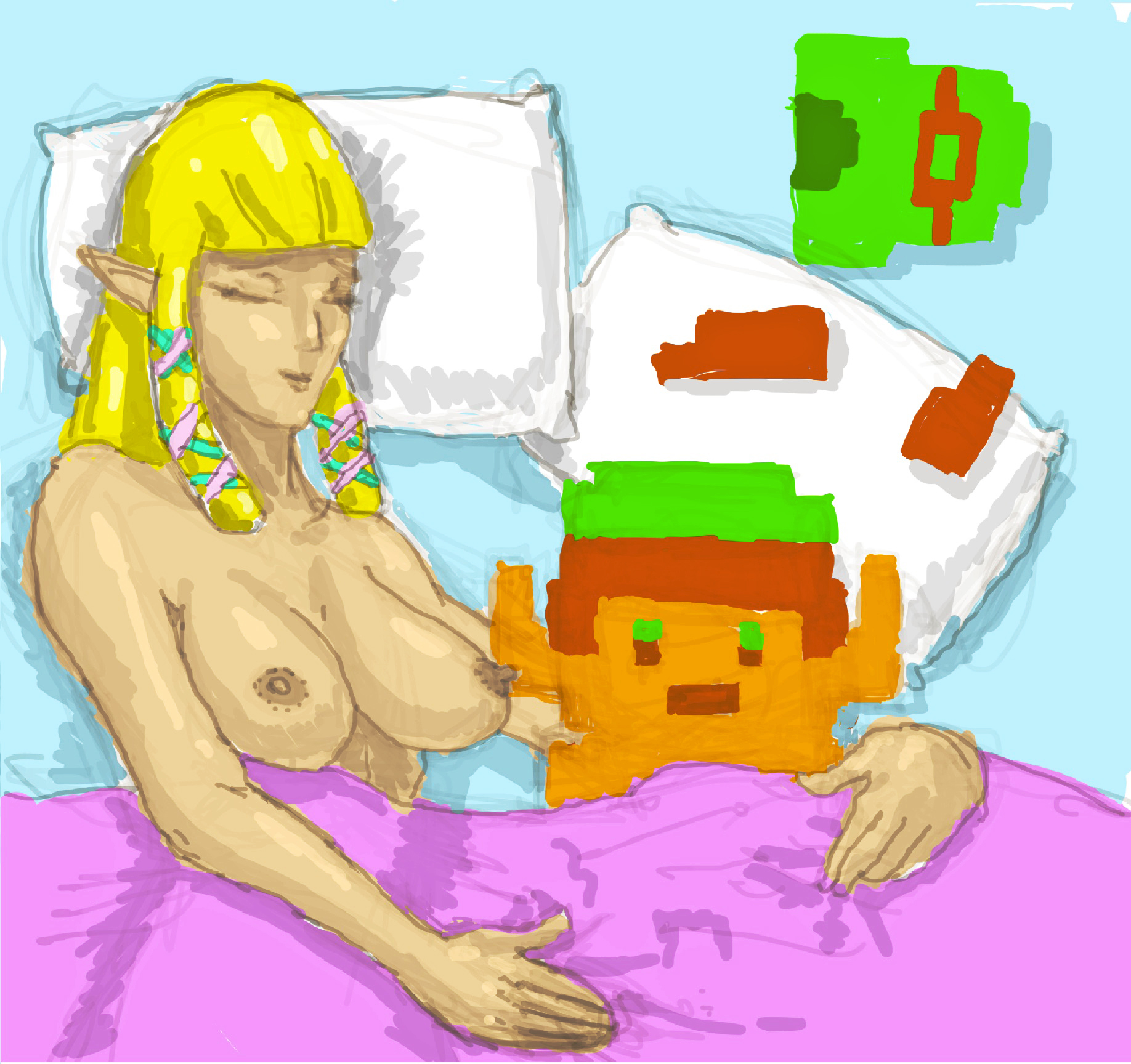 Rule34 – If it exists, there is porn of it / link, princess zelda / 92116