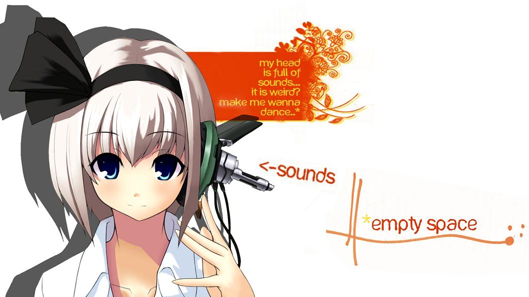 ddd (artist), tama (speedgrapher), konpaku youmu, touhou, silver hair, third-party edit, 1girl, female focus, ribbon, short hair, solo