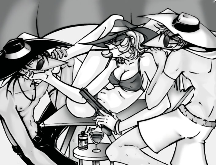 Rule34 – If it exists, there is porn of it / darkpenguin, black spy, grey spy, white spy / 92359