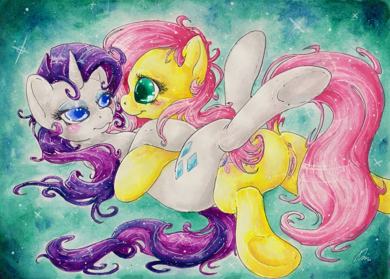 Rule34 – If it exists, there is porn of it / dimwitdog, fluttershy (mlp), rarity (mlp) / 92398