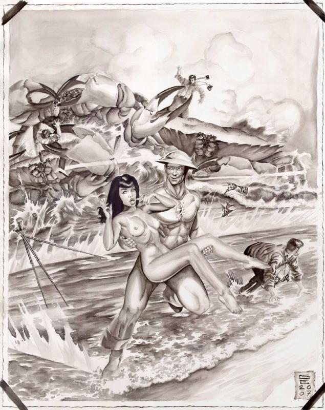 Rule34 – If it exists, there is porn of it / gene espy, bettie page, jay garrick, the flash / 92538