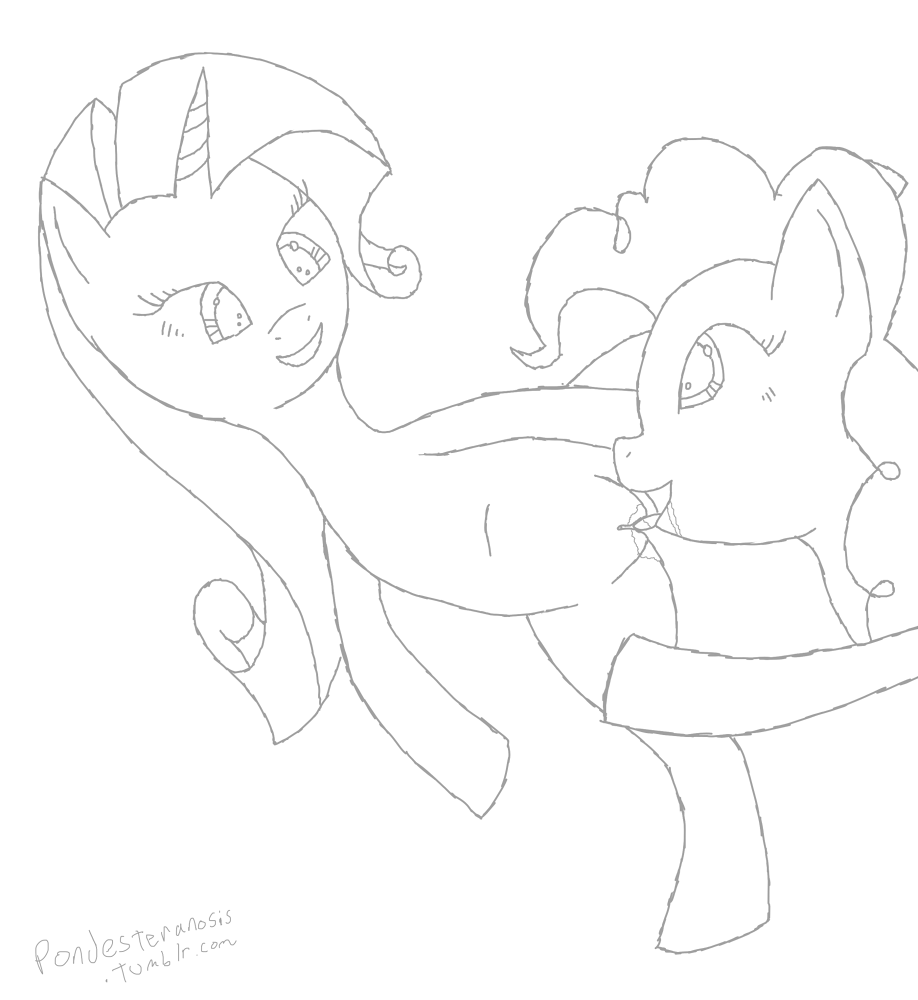Rule34 – If it exists, there is porn of it / pinkie pie (mlp), rarity (mlp) / 92658