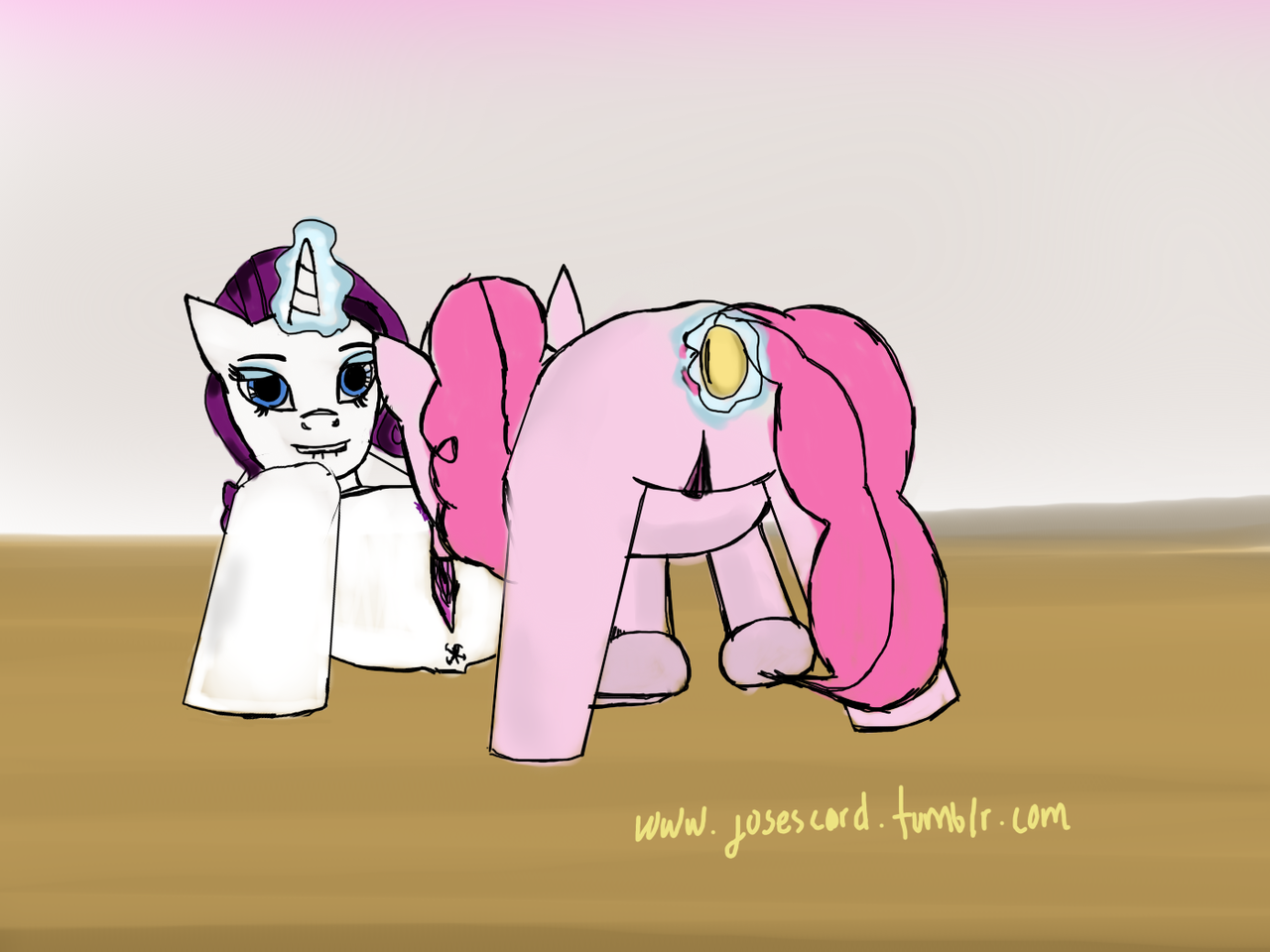 Rule34 – If it exists, there is porn of it / pinkie pie (mlp), rarity (mlp) / 92659