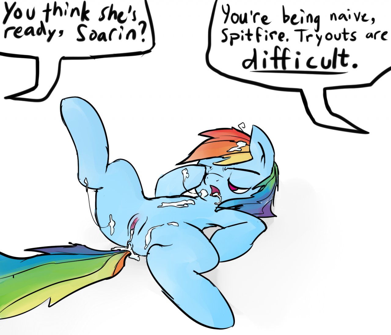 Rule34 – If it exists, there is porn of it / clopper-dude, rainbow dash (mlp) / 92673