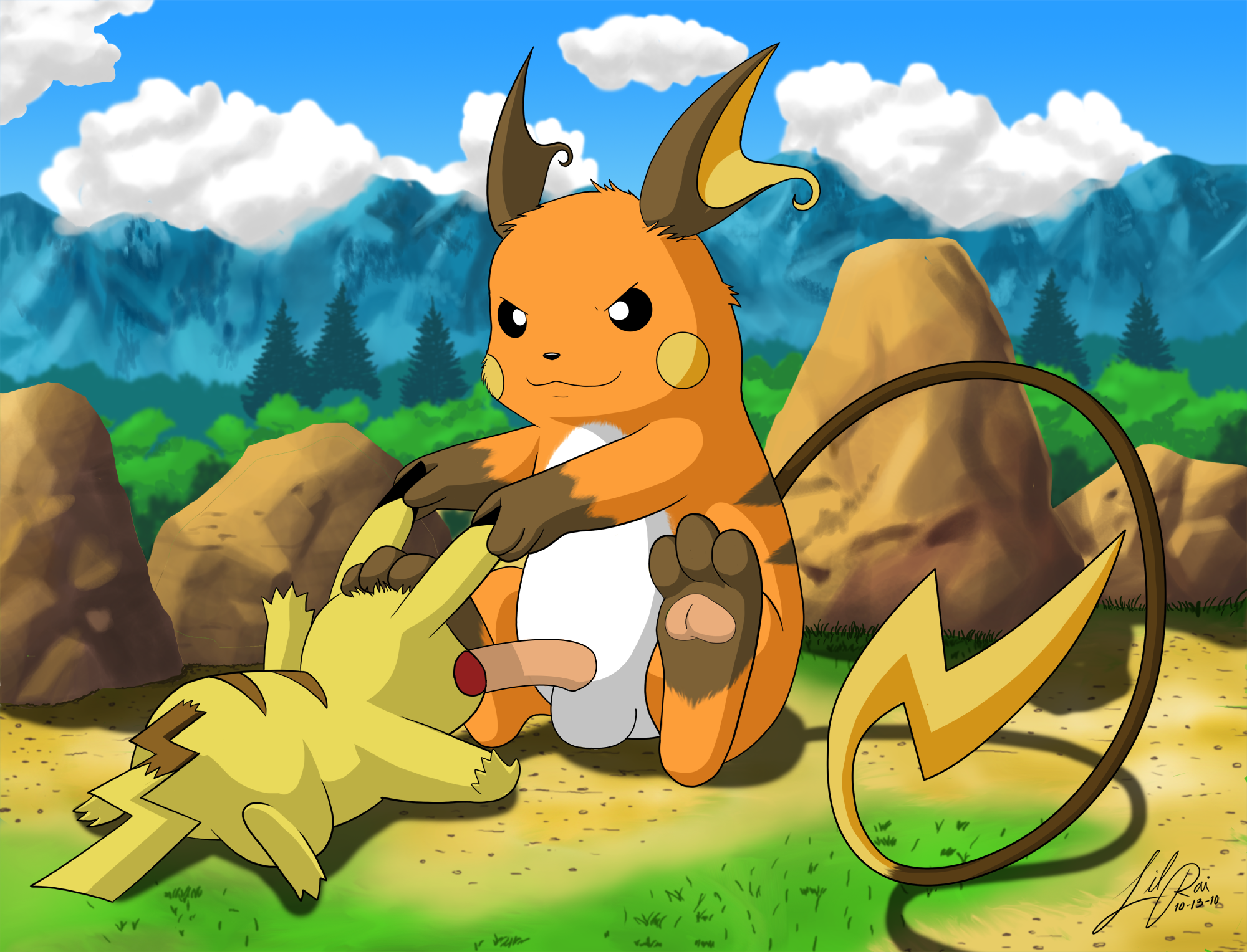 Rule34 – If it exists, there is porn of it / pikachu, raichu / 92688