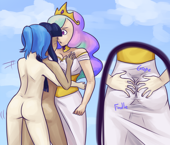 Rule34 – If it exists, there is porn of it / seven nights, princess celestia, princess luna (mlp), twilight sparkle (mlp) / 92875