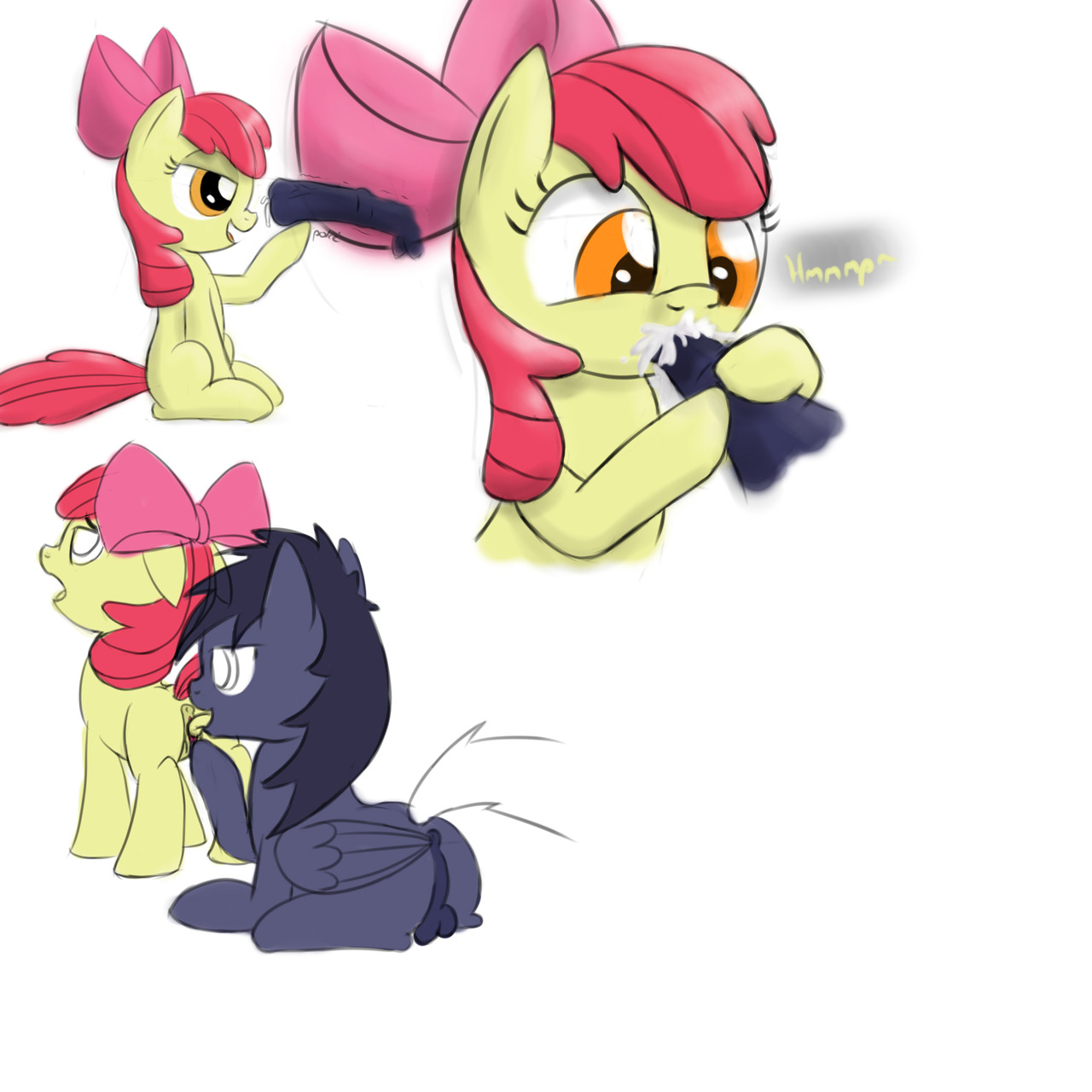 Rule34 – If it exists, there is porn of it / apple bloom (mlp), cutie mark crusaders / 93038