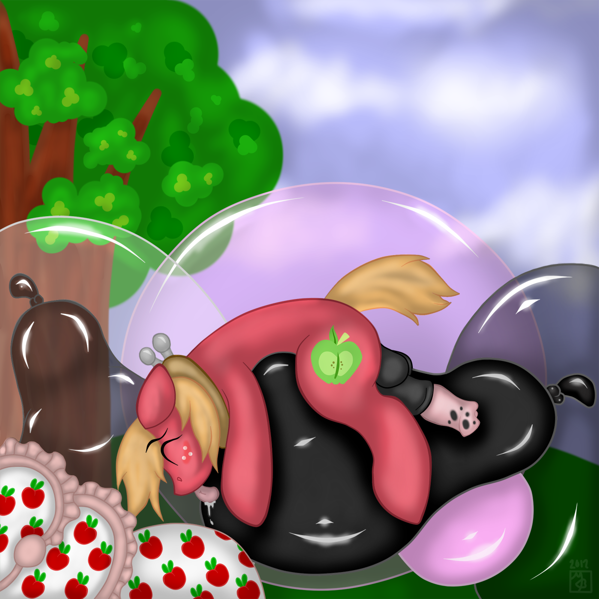 Rule34 – If it exists, there is porn of it / mothkyn, big macintosh / 93176