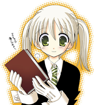 nekoneko, maka albarn, soul eater, lowres, 00s, book, gloves, green eyes, solo, twintails