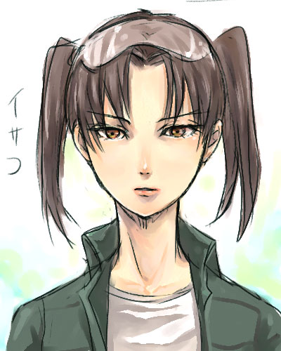 amasawa yuuko, dennou coil, lowres, 00s, eyewear on head, glasses, jacket, solo, twintails