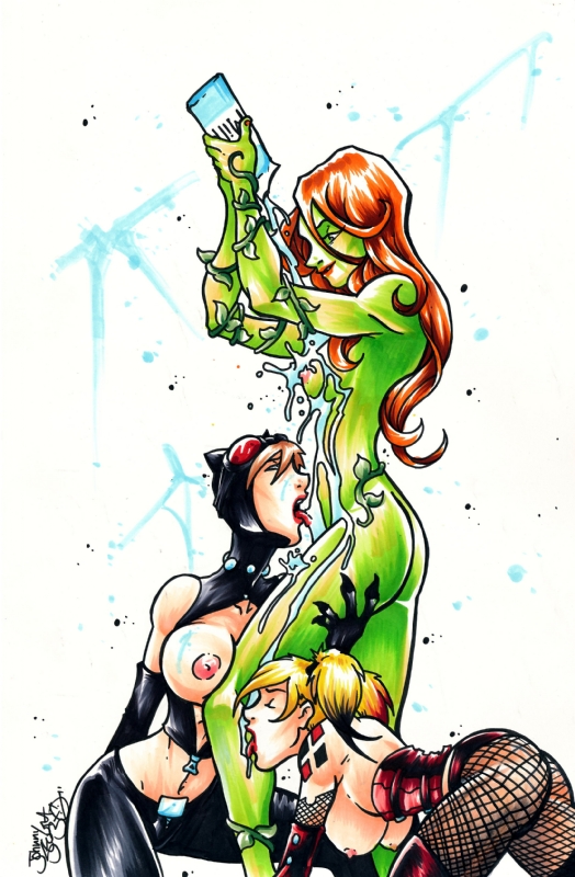 Rule34 – If it exists, there is porn of it / auronasia, catwoman, harley quinn, poison ivy / 93449
