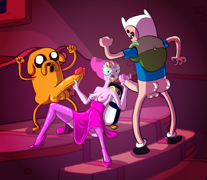 Rule34 – If it exists, there is porn of it / supersatanson, finn the human, gunther, jake the dog, princess bubblegum / 93869
