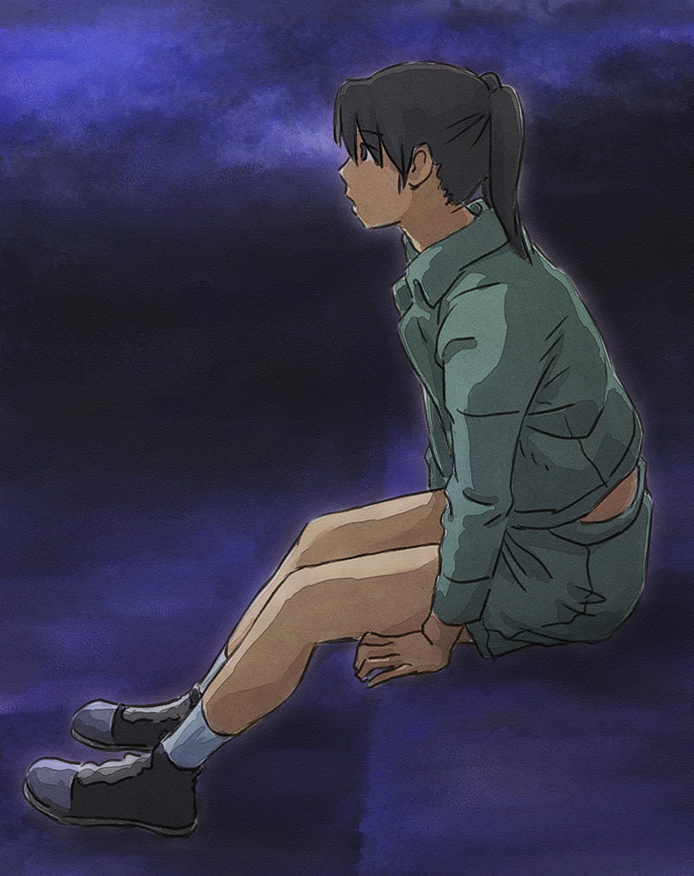 tnt (aaaazzzz), amasawa yuuko, dennou coil, 00s, 1girl, female focus, jacket, pencil skirt, skirt, solo, twintails