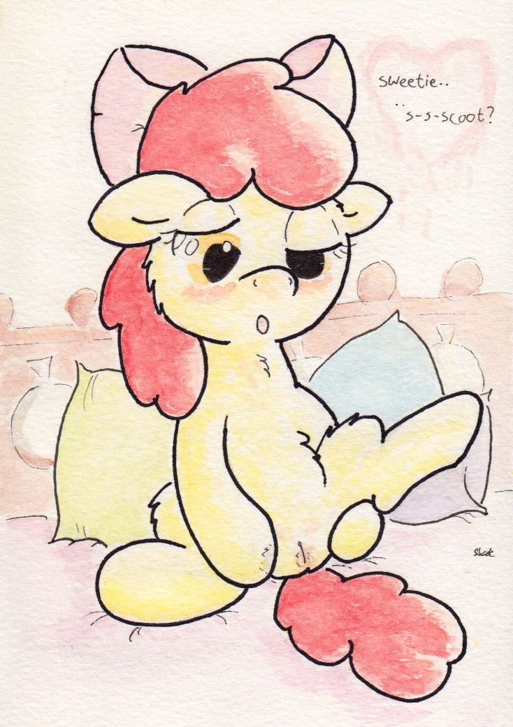 Rule34 – If it exists, there is porn of it / apple bloom (mlp), cutie mark crusaders / 93995