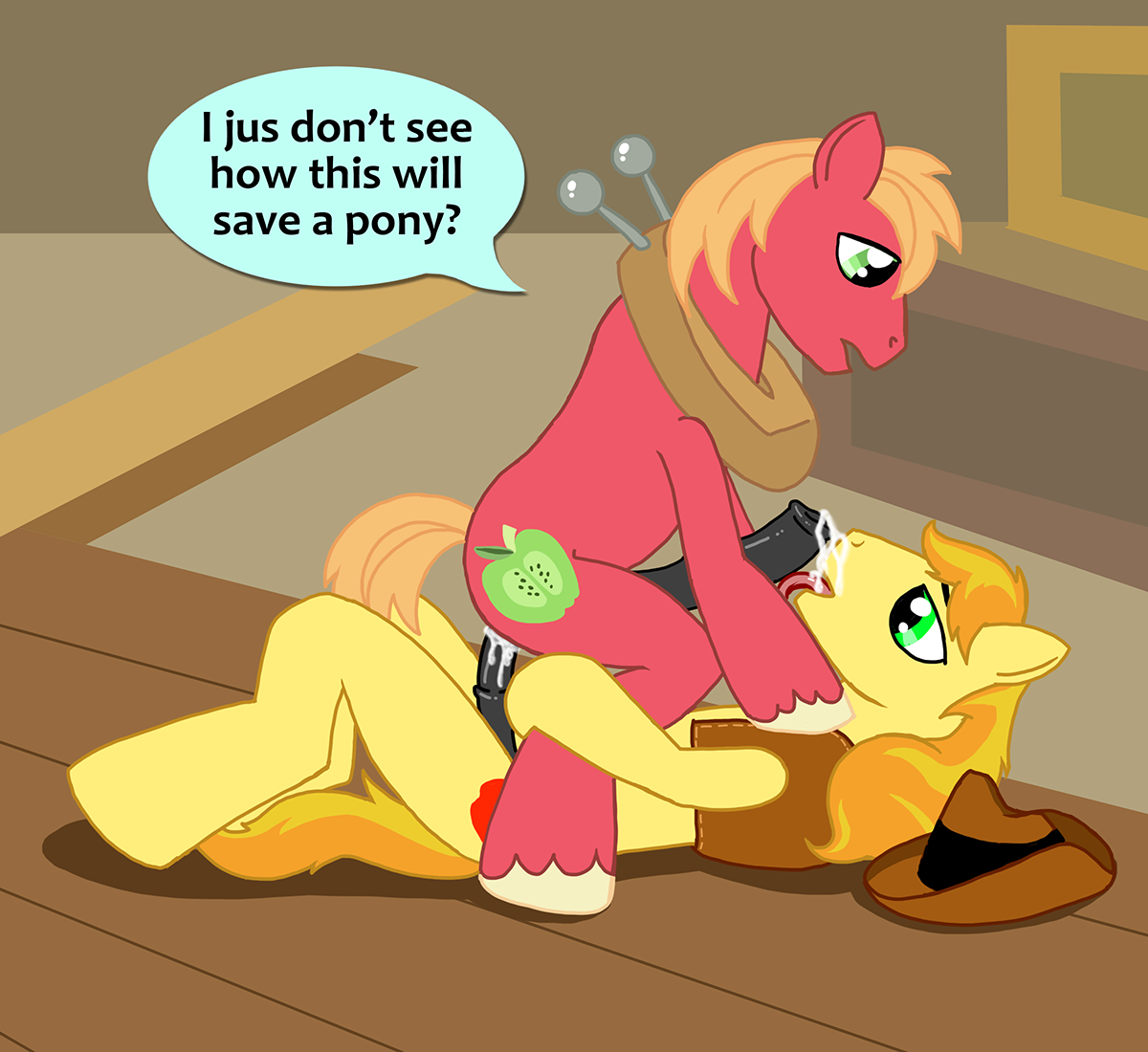 Rule34 – If it exists, there is porn of it / cobra mcjingleballs, big macintosh, braeburn / 94055