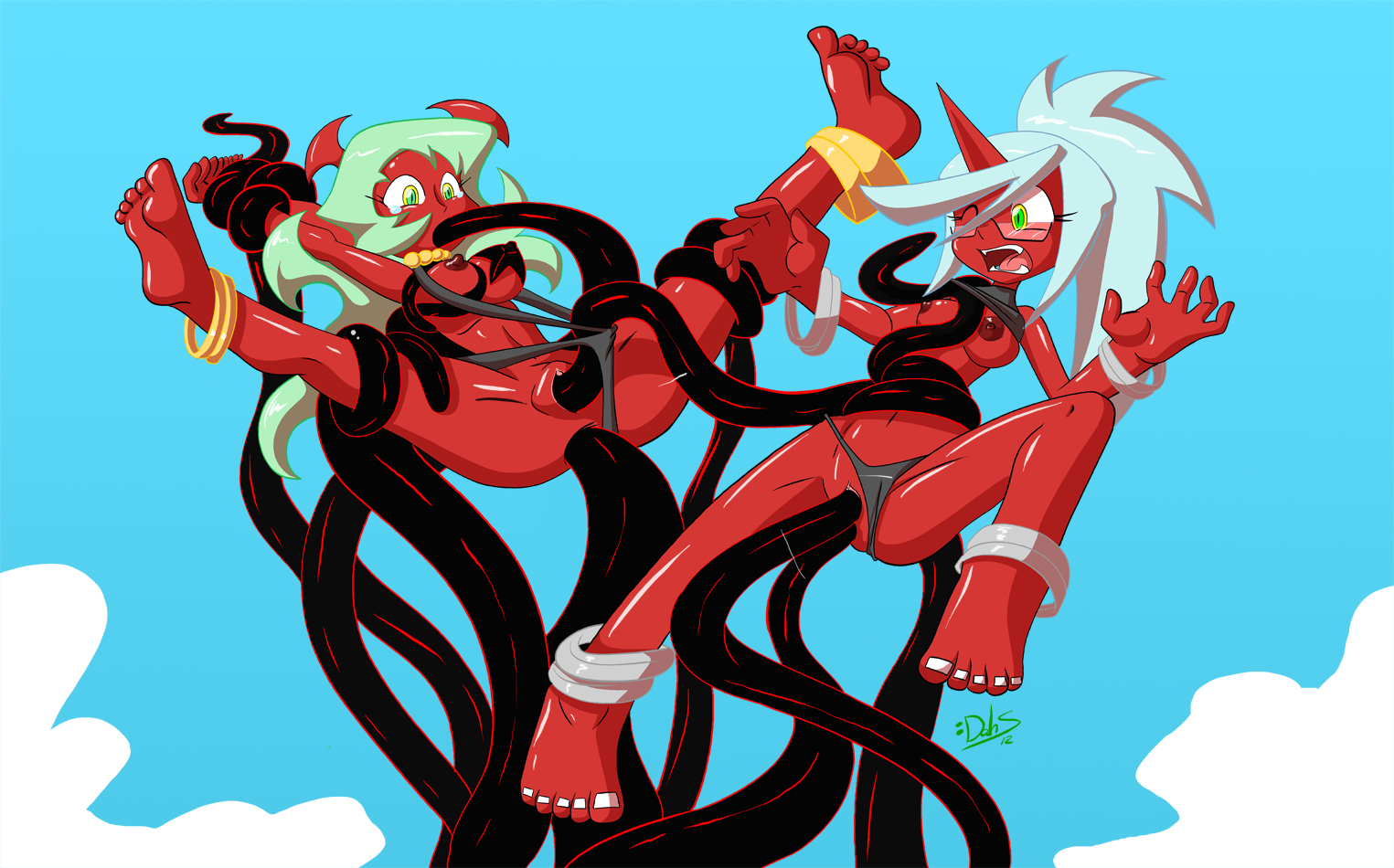 Rule34 – If it exists, there is porn of it / dahs, kneesocks (psg), scanty (psg) / 94128