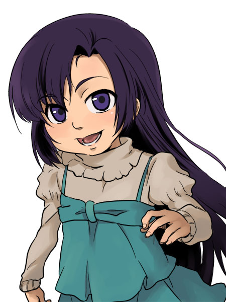 scotch (blaze), kuhouin murasaki, kure-nai, kurenai, bad id, bad pixiv id, 00s, 1girl, black hair, dress, female focus, long hair, solo