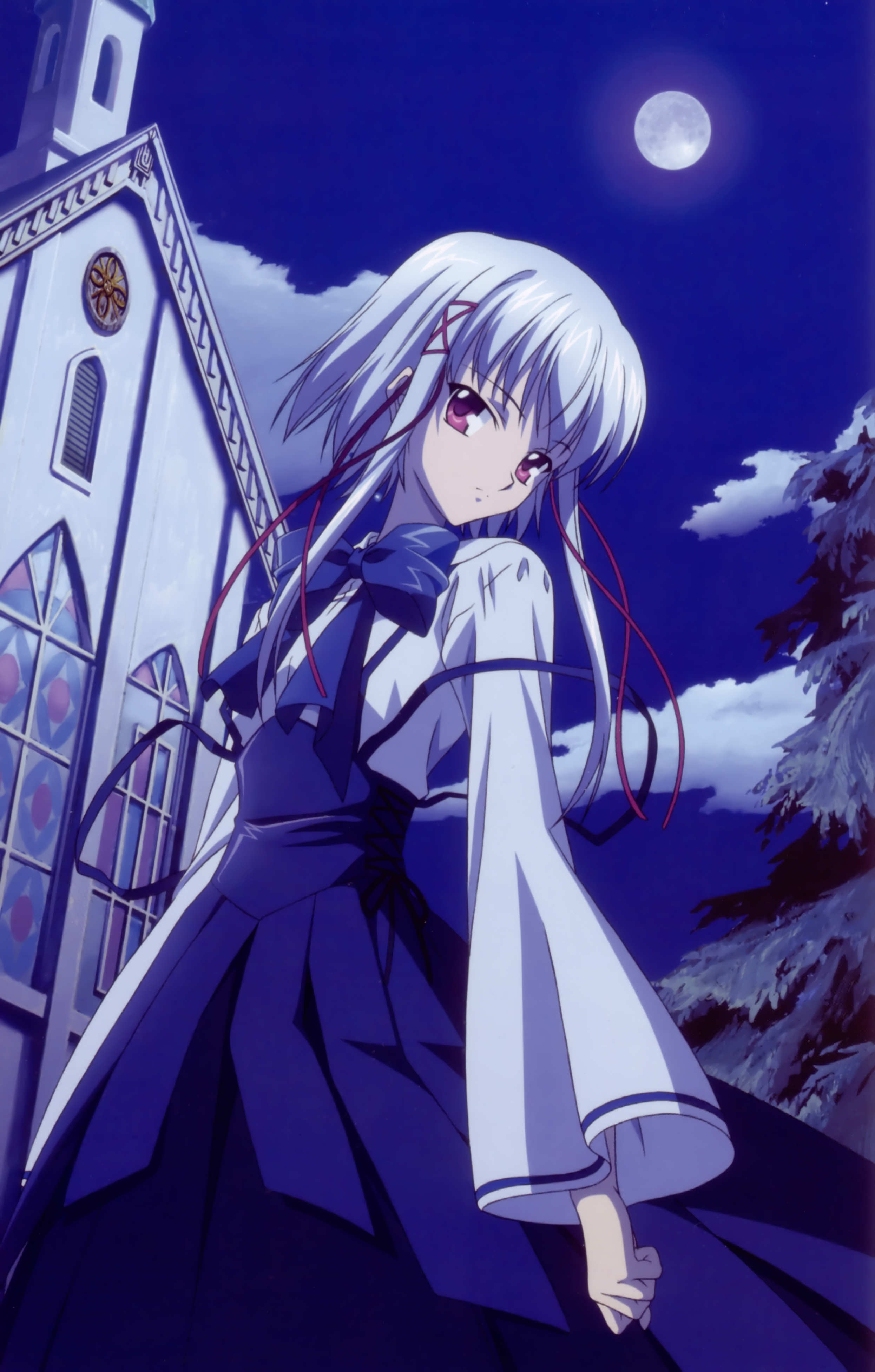 koga makoto, morimiya aono, sola, absurdres, highres, non-web source, scan, 00s, solo