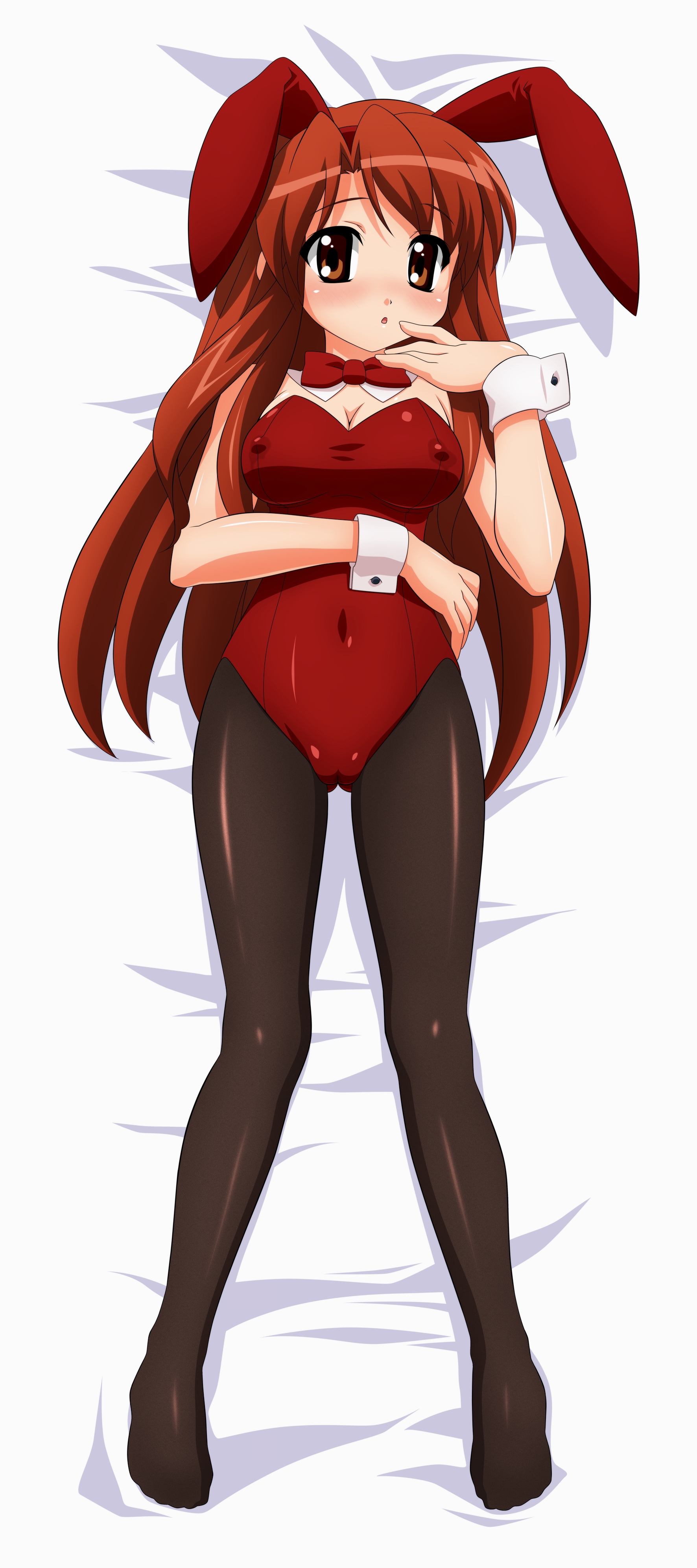 asahina mikuru, suzumiya haruhi no yuuutsu, absurdres, artist request, highres, tagme, 00s, dakimakura (medium), pantyhose, playboy bunny