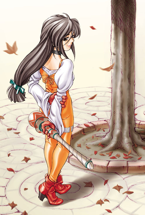 garnet til alexandros xvii, final fantasy, final fantasy ix, tagme, 00s, latex, long hair, solo