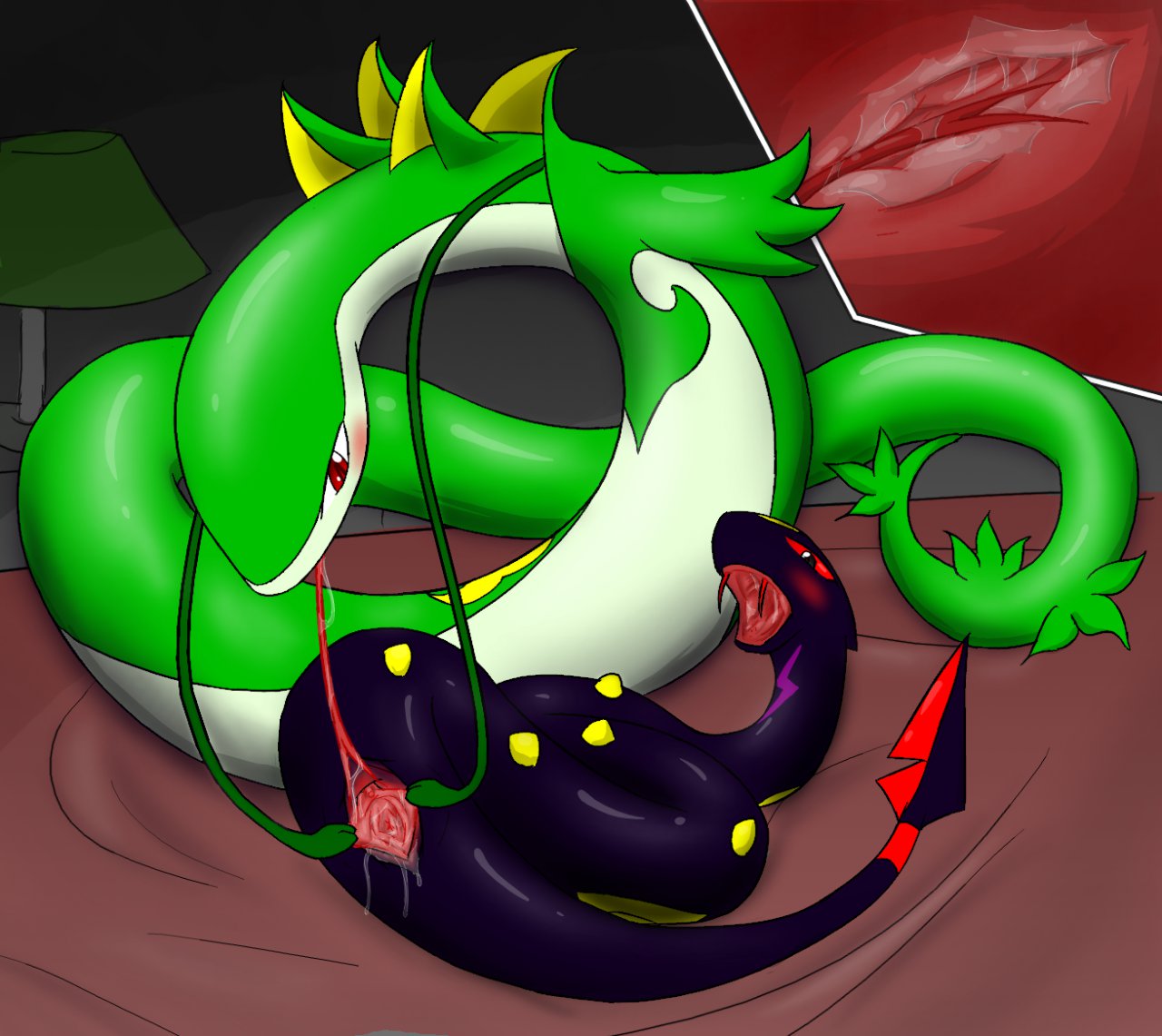 Rule34 – If it exists, there is porn of it / livinlovindude, serperior, seviper / 95036