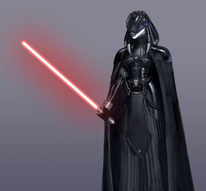 darth vader, star wars, armor, breasts, energy sword, genderbender, genderswap, lightsaber, sword, weapon, what