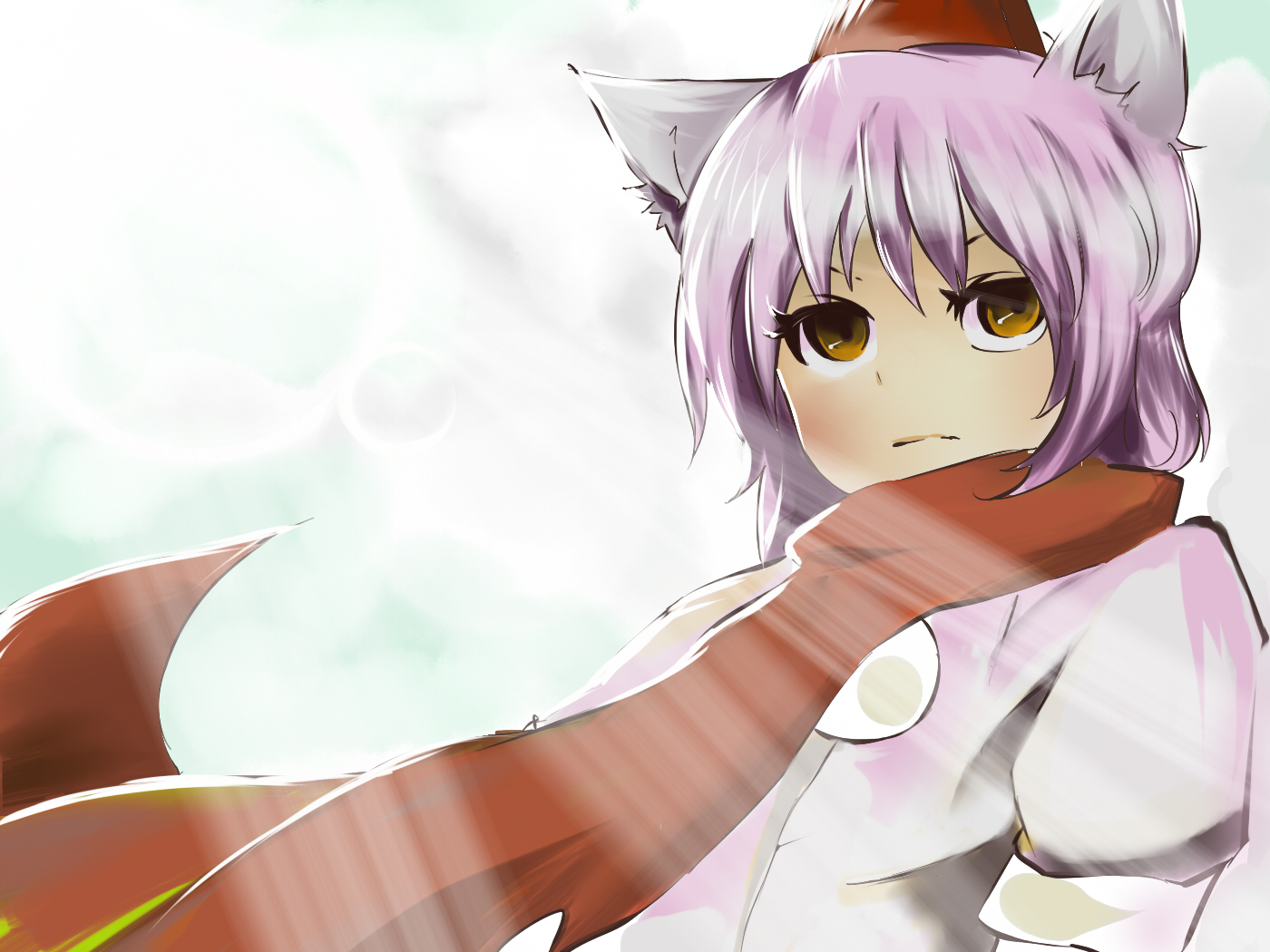 sigeyama, inubashiri momiji, touhou, bad id, bad pixiv id, 1girl, animal ears, female focus, short hair, solo, upper body, white background, white hair, wolf ears