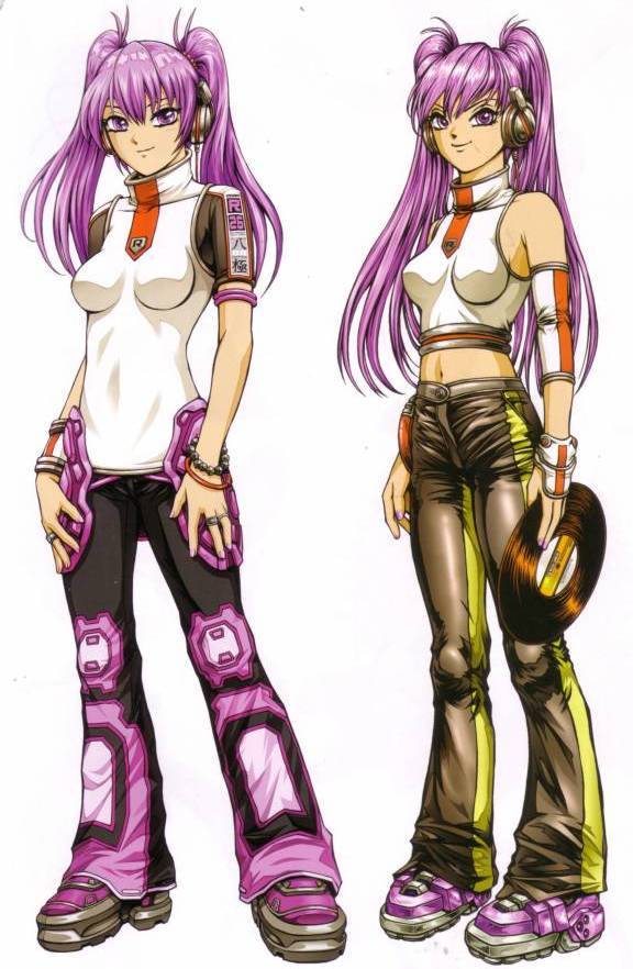 goli matsumoto, mizushiro celica, beatmania iidx, bemani, artbook, navel, sleeveless, sleeveless turtleneck, turtleneck