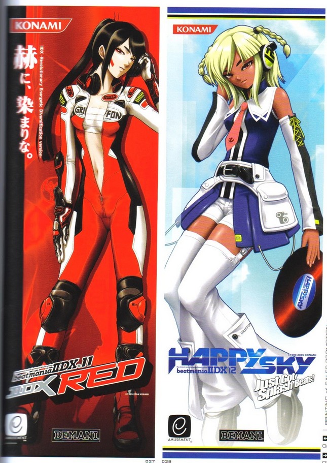goli matsumoto, dj sakura, xiatian (beatmania), beatmania iidx, bemani, artbook, tagme