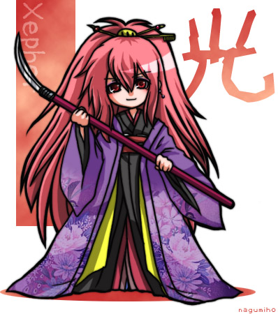 licht (iidx), beatmania iidx, bemani, xepher, lowres, tagme, chibi, samurai
