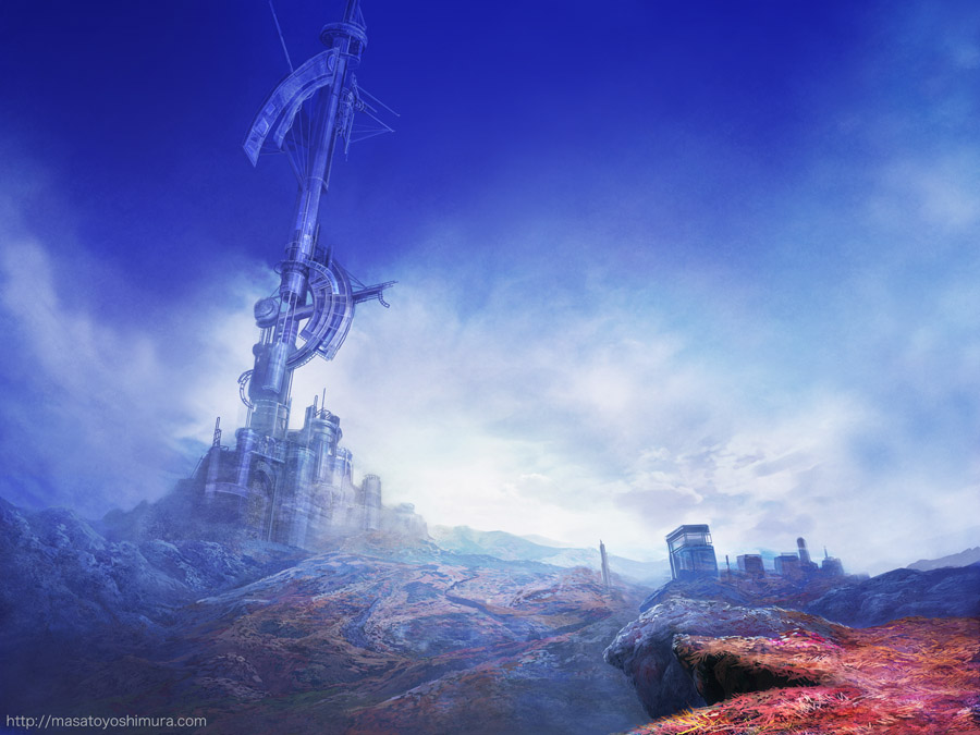 yoshimura masato, building, city, cloud, landscape, scenery, sky