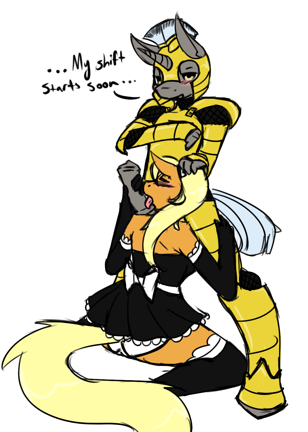 Rule34 – If it exists, there is porn of it / avante92, applejack (mlp), royal guard pony / 95595