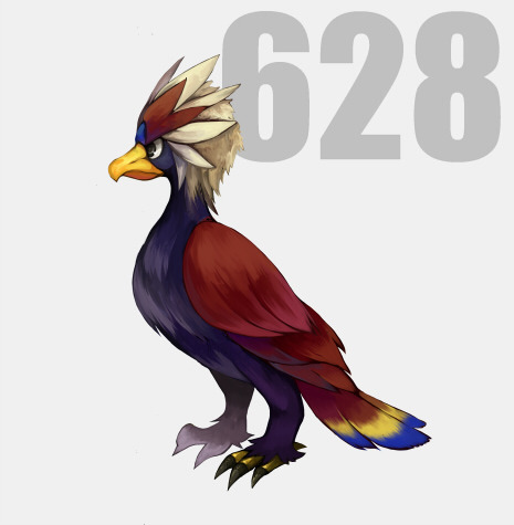 o0str0o, braviary, nintendo, pokemon, lowres, claws, full body, gen 5 pokemon, grey background, no humans, pokedex number, pokemon (creature), pokemon focus, simple background, solo, standing, wings