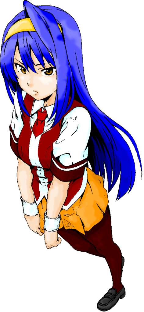 tsuzura saki, aq interactive, arcana heart, atlus, examu, tagme, pantyhose, school uniform, serafuku