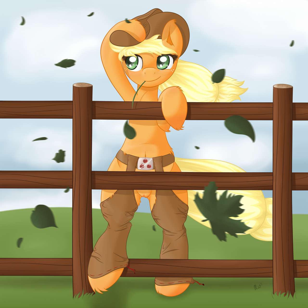 Rule34 – If it exists, there is porn of it / ratofponi, applejack (mlp) / 95929