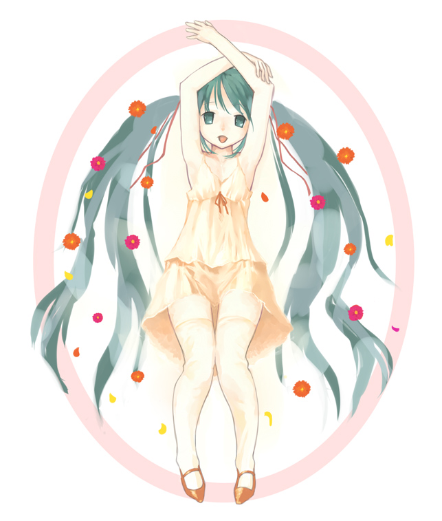 gk, original, tagme, solo, thighhighs, twintails, zettai ryouiki