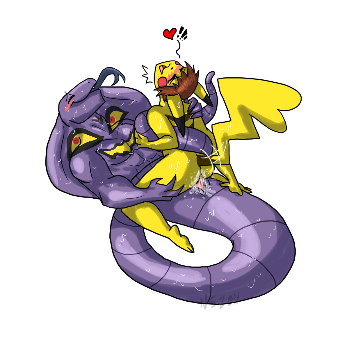 Rule34 – If it exists, there is porn of it / natsukis commishes, arbok, pikachu / 96214