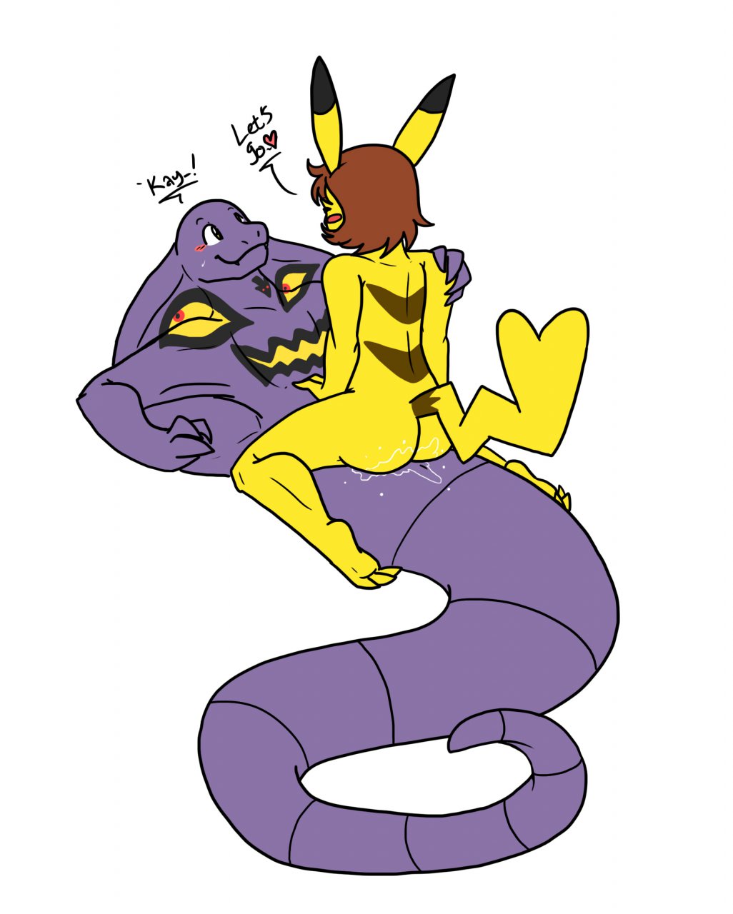 Rule34 – If it exists, there is porn of it / natsukis commishes, arbok, pikachu / 96218