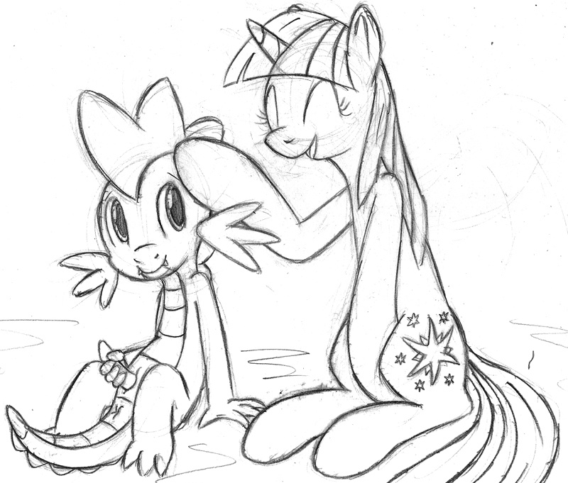 Rule34 – If it exists, there is porn of it / tg-0, spike (mlp), twilight sparkle (mlp) / 99149