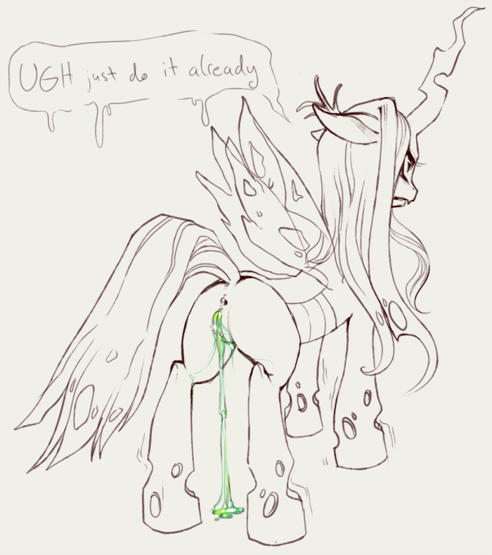 Rule34 – If it exists, there is porn of it / puputi, queen chrysalis / 99838