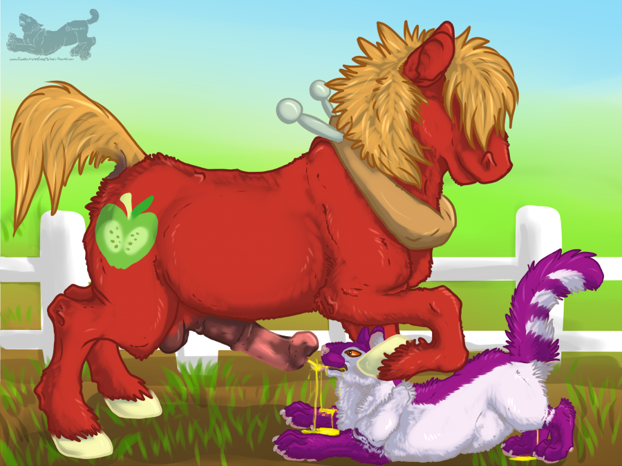Rule34 – If it exists, there is porn of it / silver-scarecrow, big macintosh / 99859