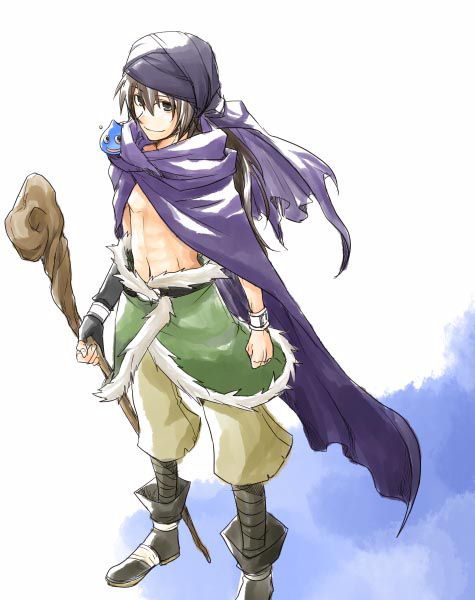 dragon quest, dragon quest v, slime, tagme, staff