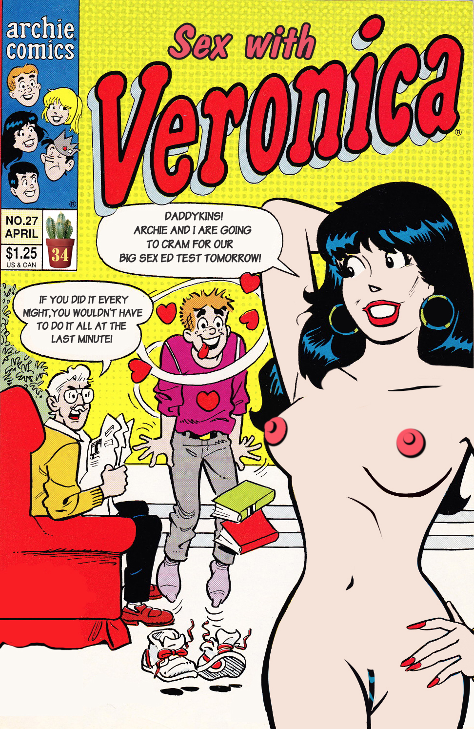 Rule34 – If it exists, there is porn of it / cactus34, archie andrews, hiram lodge, veronica lodge / 100253