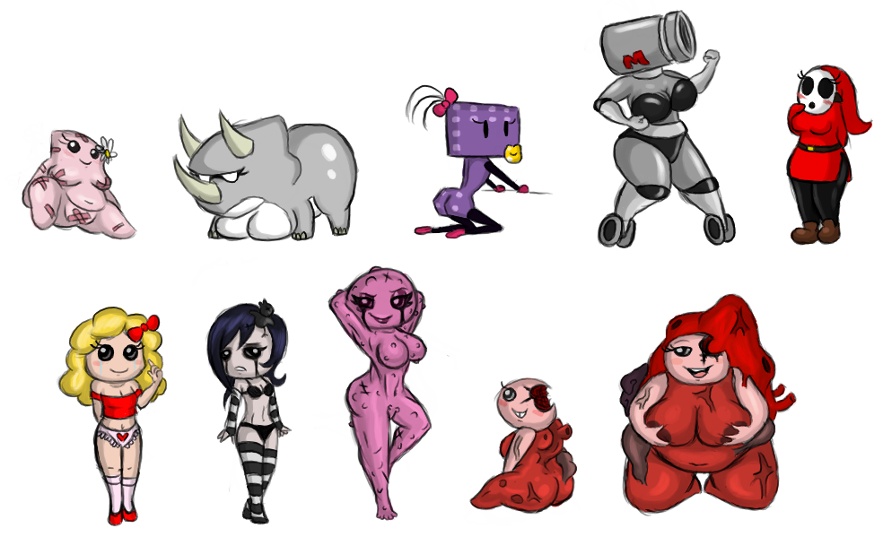 Rule34 – If it exists, there is porn of it / timoteihiv, bandage girl, eve (the binding of isaac), gurdy (the binding of isaac), gurdy jr., lust (the binding of isaac), magdalene (the binding of isaac), reznor, shy guy / 100433