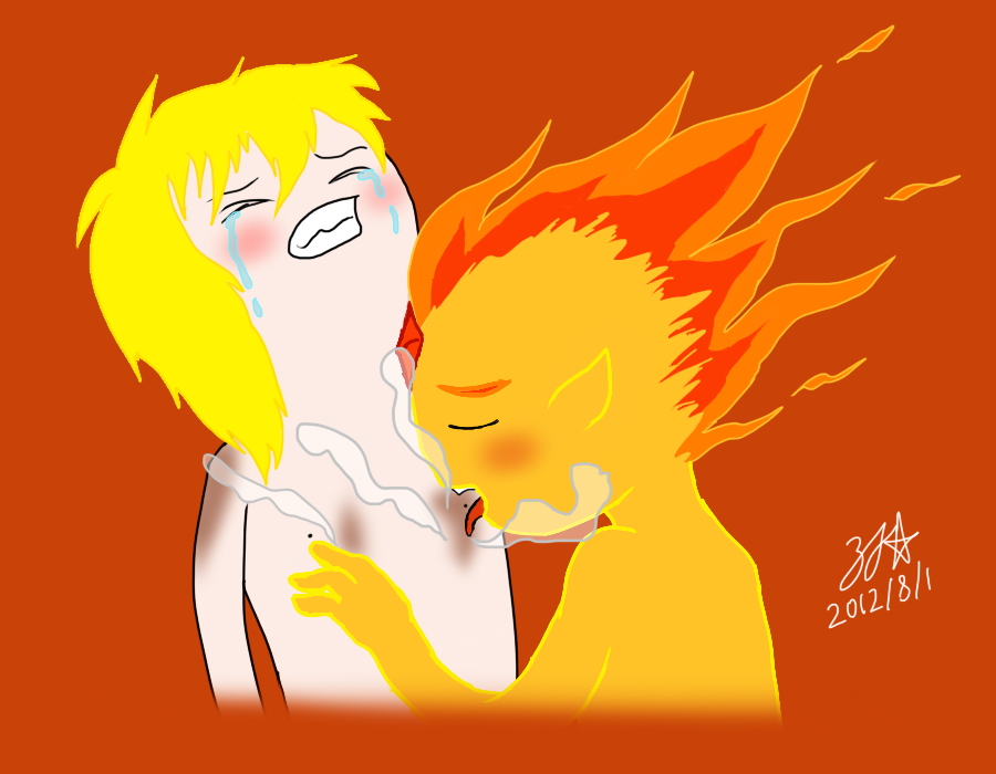 Rule34 – If it exists, there is porn of it / finn the human, flame prince / 100537
